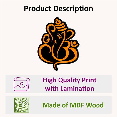 3D Ganesha Wooden Wall decor – GoofyShop.in