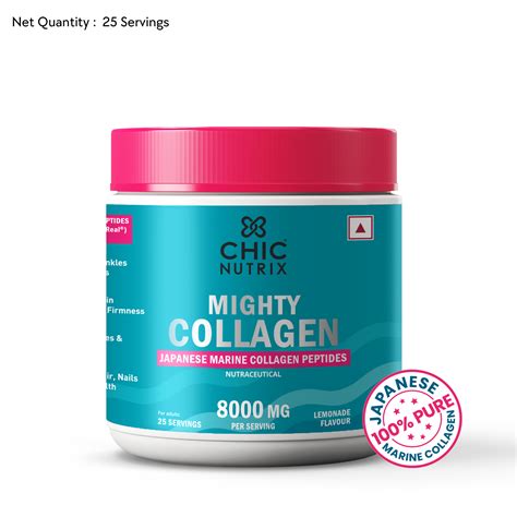 Chicnutrix Mighty Collagen Peptides for Skin, Hair & Anti-Aging