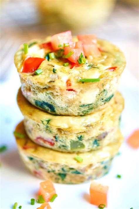 egg and vegetable muffin frittata