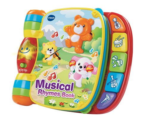 Amazon.com: VTech Baby Musical Rhymes Book, Nursery Rhyme Book with 2 ...