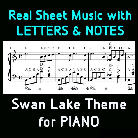 Piano Music With Letters