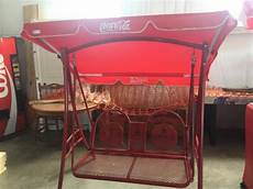 coca cola swing coca cola brand outside swing on frame with canopy coca cola swing coca cola brand outside swing on frame with canopy