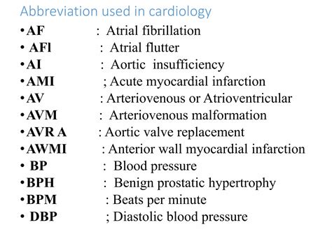 Medical abbreviation used in clinical setting | PPTX