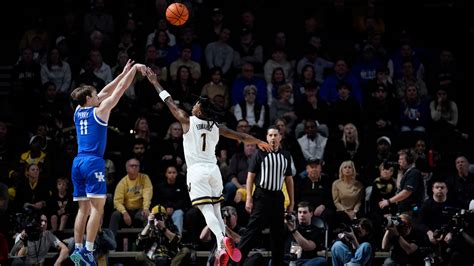 Kentucky basketball score: UK vs Vanderbilt game stats from Nashville