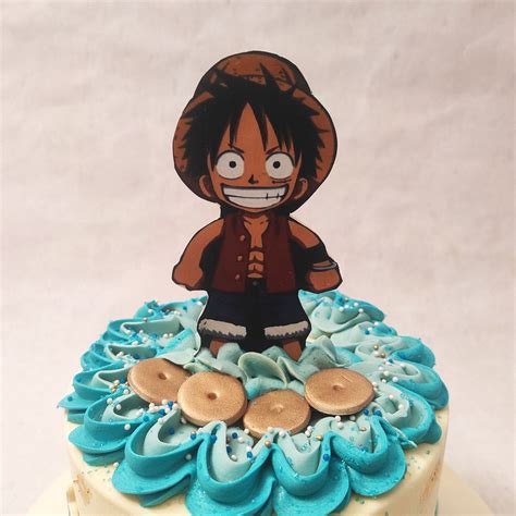 One Piece Theme Cake | Luffy Cake One Piece | Luffy Birthday Cake For ...