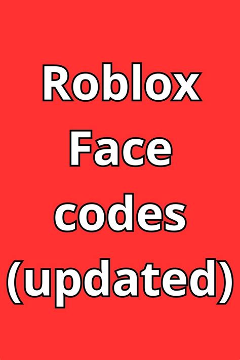Image result for Roblox Face Codes Tutorial