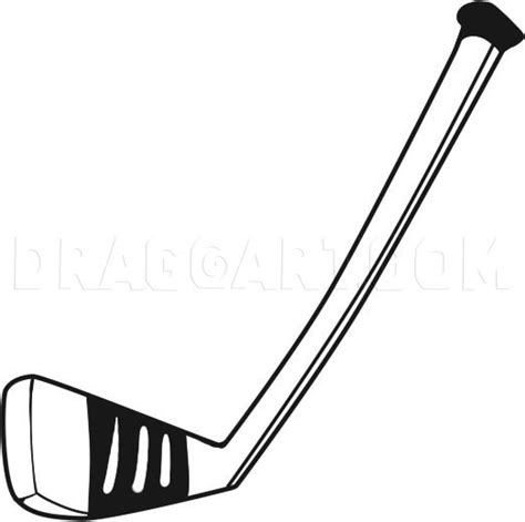 How To Draw A Hockey Stick, Drawing, Step by Step, by Dawn - DragoArt