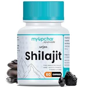 myUpchar Ayurveda Urjas Pure Himalayan Shilajit Original Capsules ...