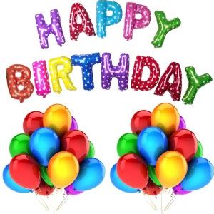 Flipkart.com | Kidzoo Printed Happy Birthday Banner Balloons Letter ...