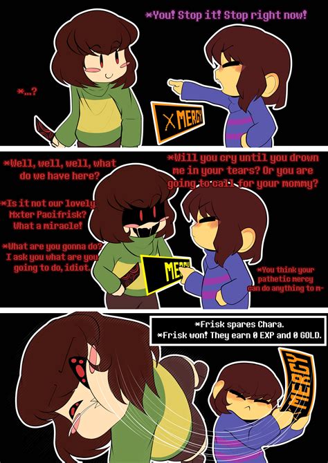 Frisk spares Chara. »Frisk wont They earn B EXP and B GOLD / Frisk ...