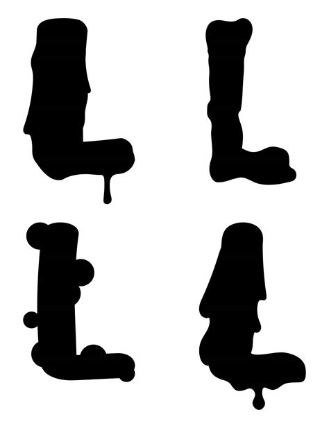 Scary Letters - 10 Free PDF Printables | Printablee