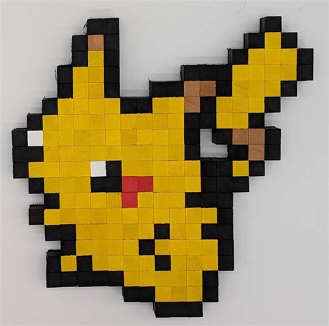 How To Draw Pikachu Pixel Art