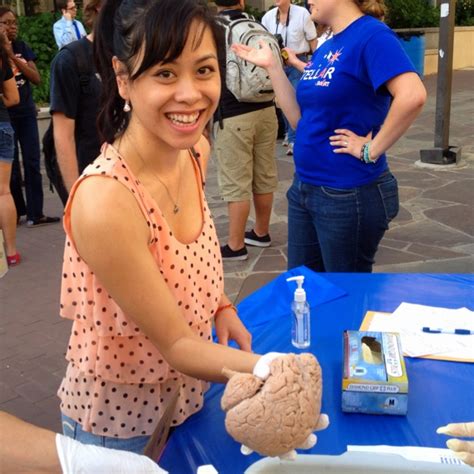 A Real Human Brain at the Party on the Paseo at UTSA