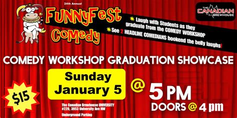 Saturday, Nov. 30 @ 7pm - FunnyFest COMEDY Workshop Graduation -Calgary ...
