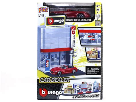 Car Dealer diorama with car 1:43 Bburago kit | Scale Arts India