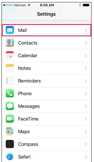 Set Up iOS Mail Box 的图像结果