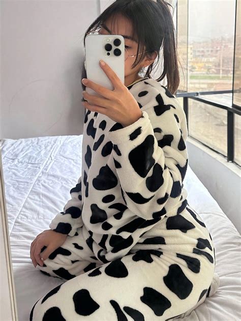 Conjunto Vaquita Pantalon Sudadera Calientita Moda Comoda Pijama Vaca ...