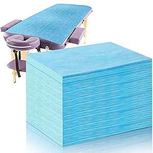 Gypsy 20 Pcs Non-Woven Disposable Bedsheet 32x72 Inch– Blue | Massage ...