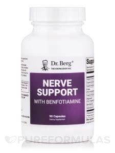 Nerve Support with Benfotiamine - 90 Capsules - Dr. Berg | PureFormulas