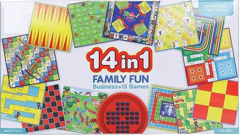 Buy MGC RATNA'S 14 in 1 Board Games for Kids, Family Fun Ludo, Snakes ...