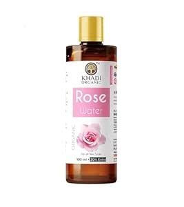 Khadi Organic Rose Water - Rose Water Spray for Face - Ayurvedic Gulab ...