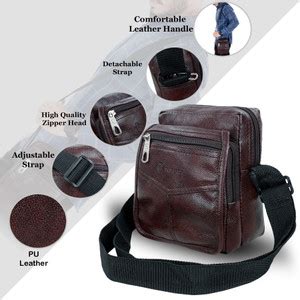 Woons Brown Sling Bag Shoulder Cross Body Office Messenger Bag Cross ...