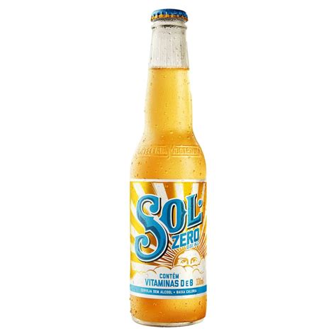Cerveja Pilsen Zero Sol Ln 330ml - PECHINCHA