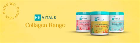 HealthKart HK Vitals Skin Radiance Collagen Powder, Marine Collagen ...