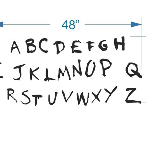 Image result for Stranger Things Intro Note Letters