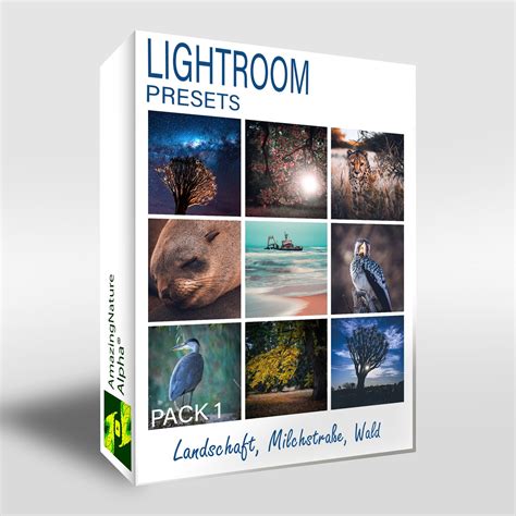 Lightroom Presets Pack 1 | 27 Stück | Landschaft, Milchstraße, Wald ...