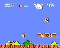 Super Mario in JavaScript 的图像结果