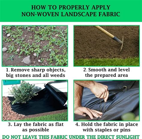 Buy FLARMOR Landscape Fabric Heavy Duty 4x100 ft 1.8 oz - Weed Barrier ...
