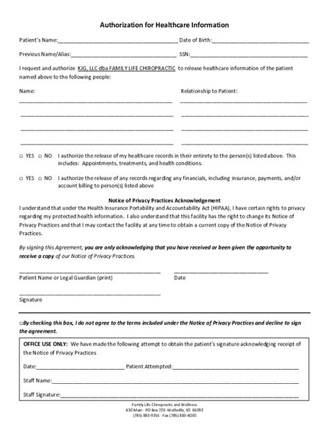 Fillable Online PATIENT ENTRANCE FORM AUTHORIZATION AND ... Fax Email ...