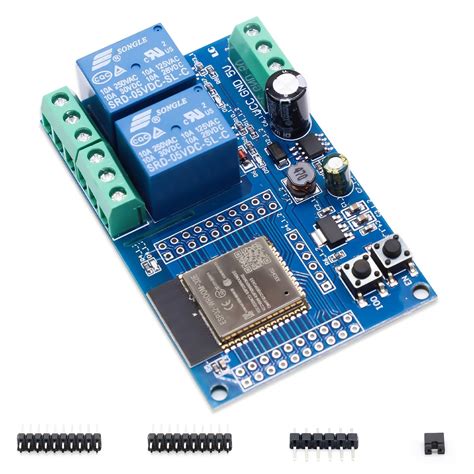 Esp32 Relay 2 Channel Module Binghe Esp32 Wroom Relay Development ...