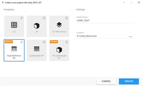 Unity HDRP Tutorial 的图像结果