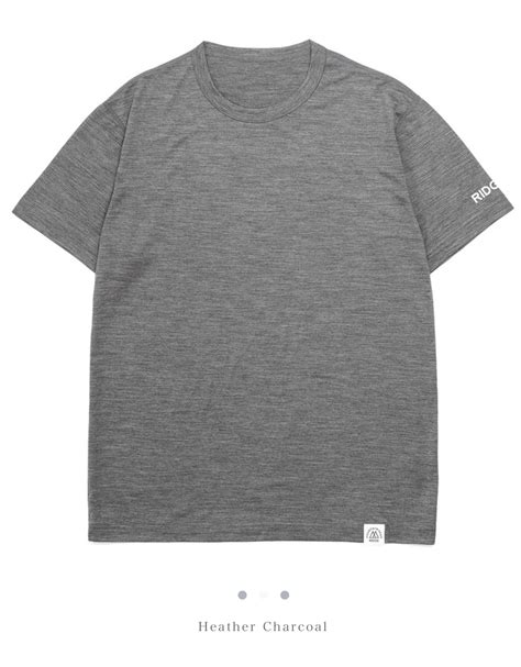 Ridge Mountain Gear 【Merino Basic Tee 半袖】 | 山道具 谷ノ木舎