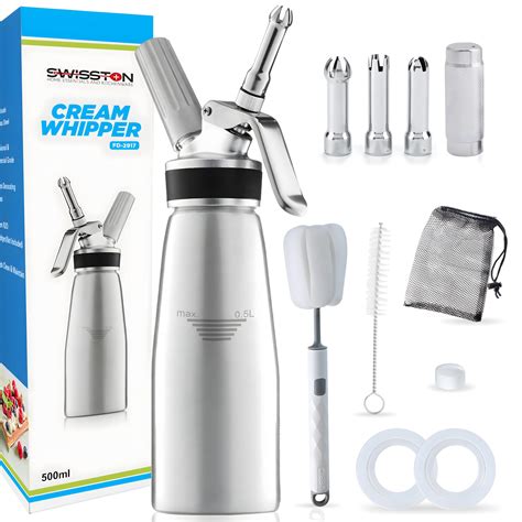 Amazon.com: Professional Whipped Cream Dispenser - Aluminum Cream ...