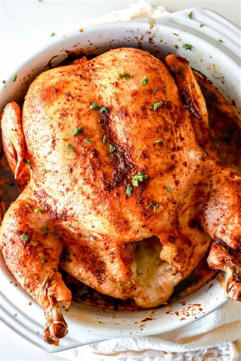 Juicy Whole Roasted Chicken - The Toasted Pine Nut