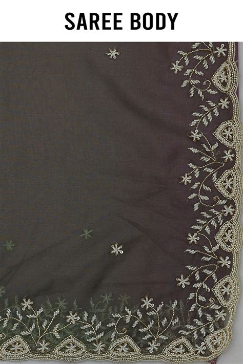 2D Shade Organza Saree – Aparnaa Sarees