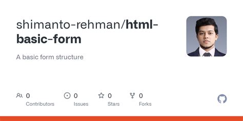 Image result for HTML Form Basic Structure