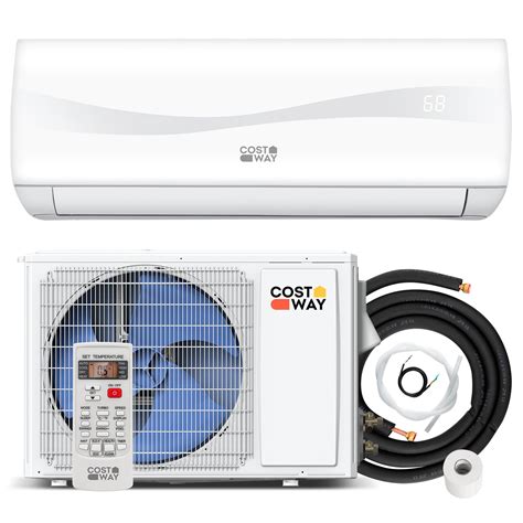 ** PARTIAL SET 1/2** COSTWAY 12000BTU Mini Split Air Conditioner ...