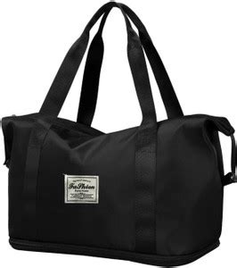 Rama (Expandable) Expandable black duffel bag Duffel Without Wheels ...