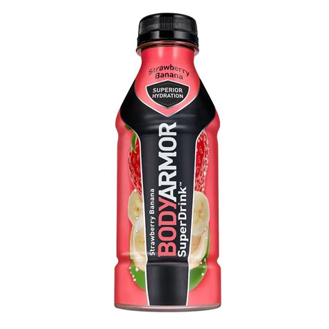 BodyArmor SuperDrink, Electrolyte Sport Drink, Strawberry Banana 16 Oz ...