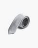 Buy SATYA PAUL Silk Woven Tie | Grey Color Men | AJIO LUXE