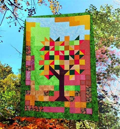 Image result for Fall Tree Quilt Pattern