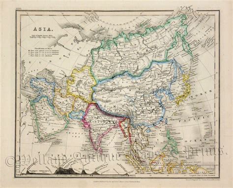 'ASIA.' by J. Dower c.1850 - Welland Antique Maps