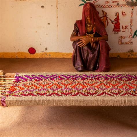 Jute and Textile Wooden Beds in Handwoven Design | Sirohi