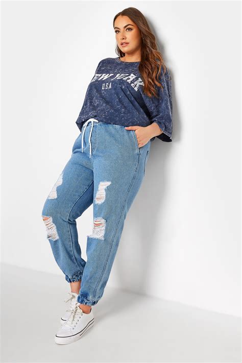 Plus size ripped mom jeans 16 – Artofit