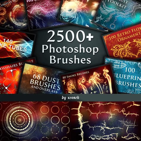 2500+ Photoshop Brushes – MasterBundles