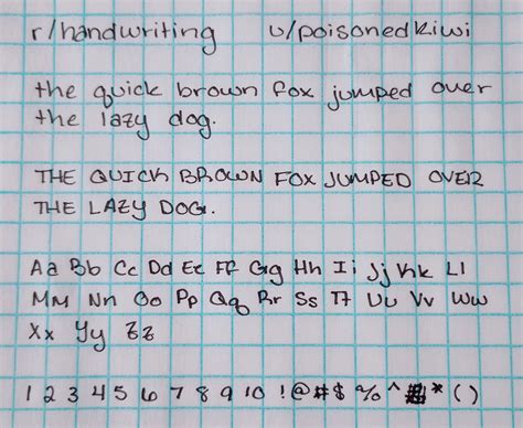 not too proud of my handwriting, it used to be better when I had to ...